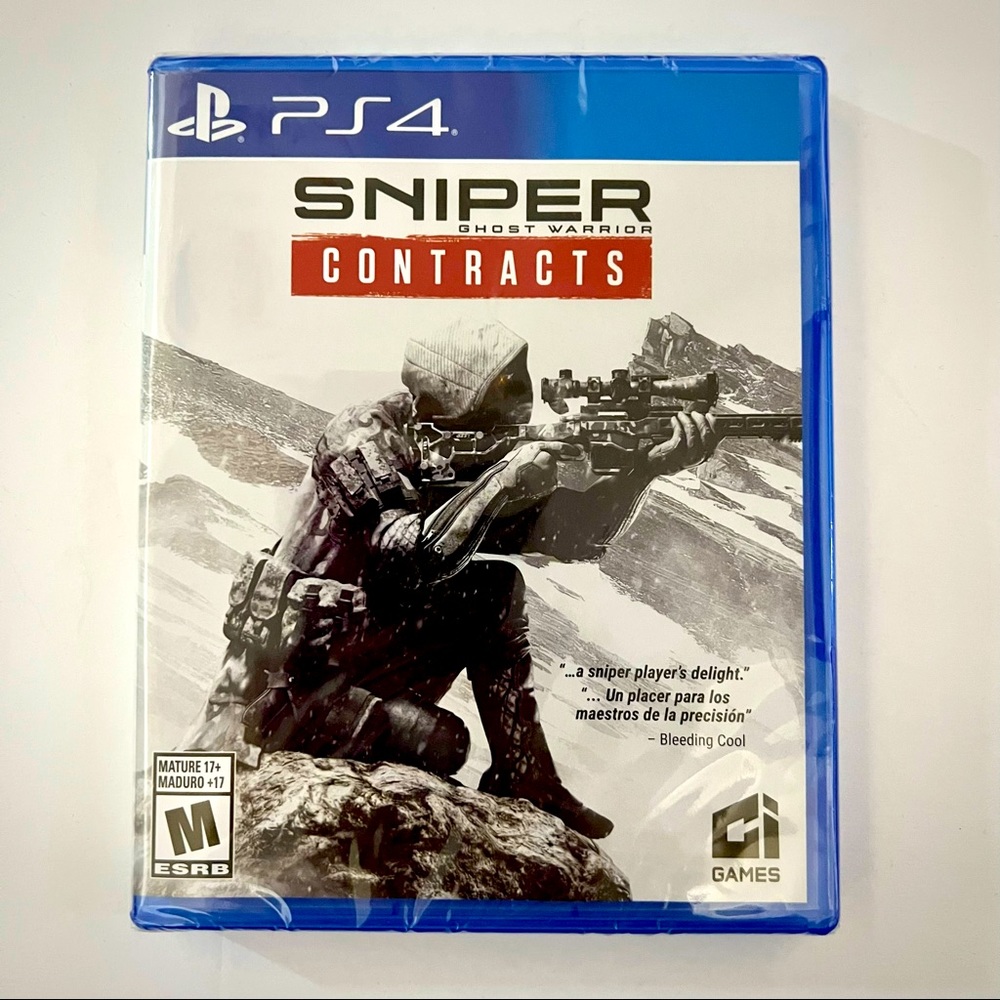PlayStation PS4 Snipper Ghost Warrior Contracts NEW!!